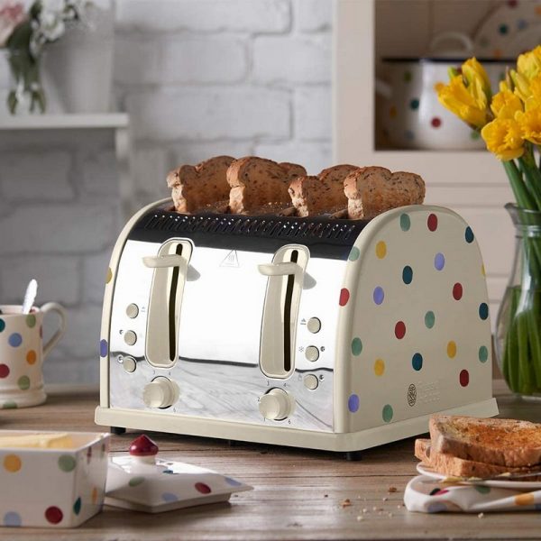 Russell Hobbs Emma Bridgewater 4 Slice Toaster Polka Dot