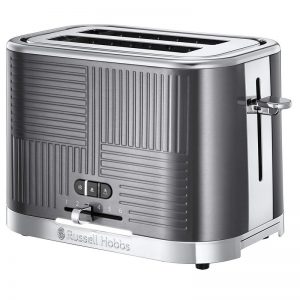 Russell Hobbs Geo 2 Slice Toaster Steel Russell Hobbs Geo 2 Slice Toaster Steel