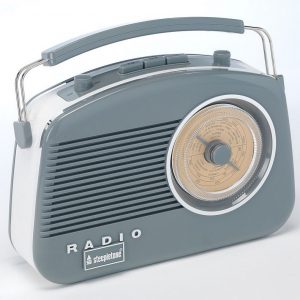 Steepletone Brighton Retro Radio – Grey