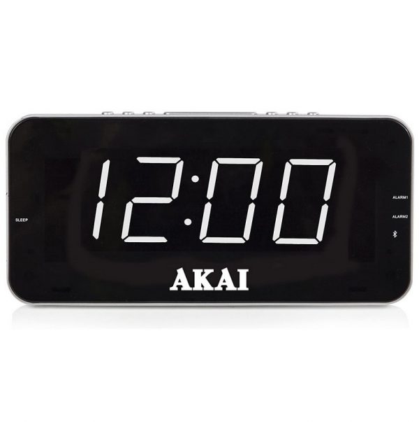 AKAI Large LED Alarm Clock Radio