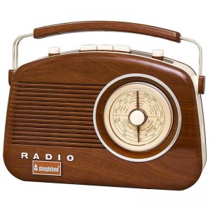 Steepletone Brighton Retro Radio – Wood Effect Steepletone Brighton Retro Radio - Wood Effect