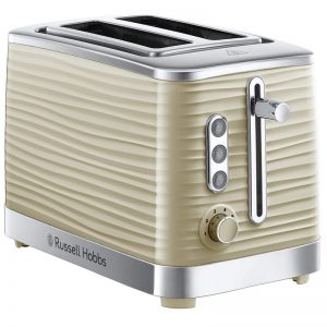 Russell Hobbs Inspire 2 Slice Toaster | Cream | 24374