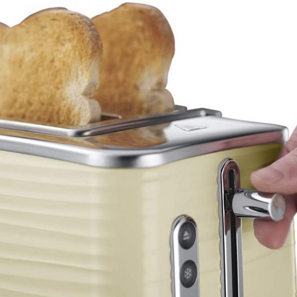 Russell Hobbs Inspire 2 Slice Toaster | Cream | 24374