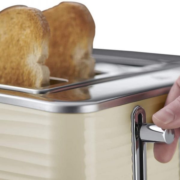 Russell Hobbs Inspire 4 Slice Toaster | Cream | 24384