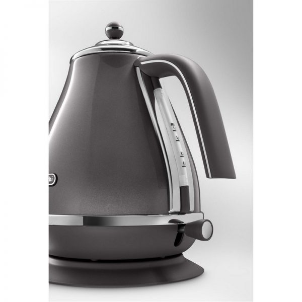 DeLonghi Icona Metallics Grey 4-Slice Toaster KBOT3001.GY