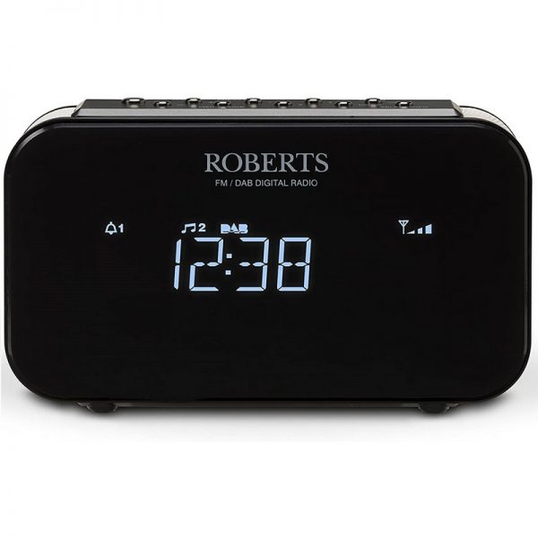 Roberts DAB+ / FM Clock Radio – Black