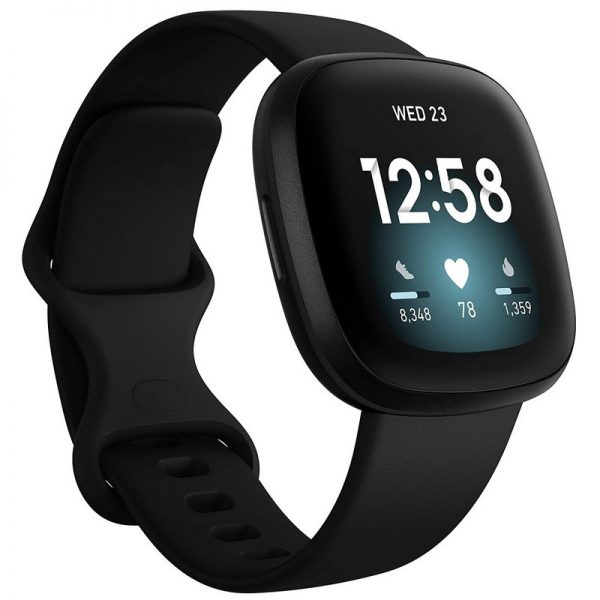 Fitbit Versa 3 Fitness Smart Watch – Black
