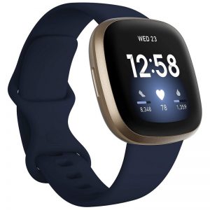 Fitbit Versa 3 Fitness Smart Watch – Midnight Blue Fitbit Versa 3 Fitness Smart Watch – Midnight Blue