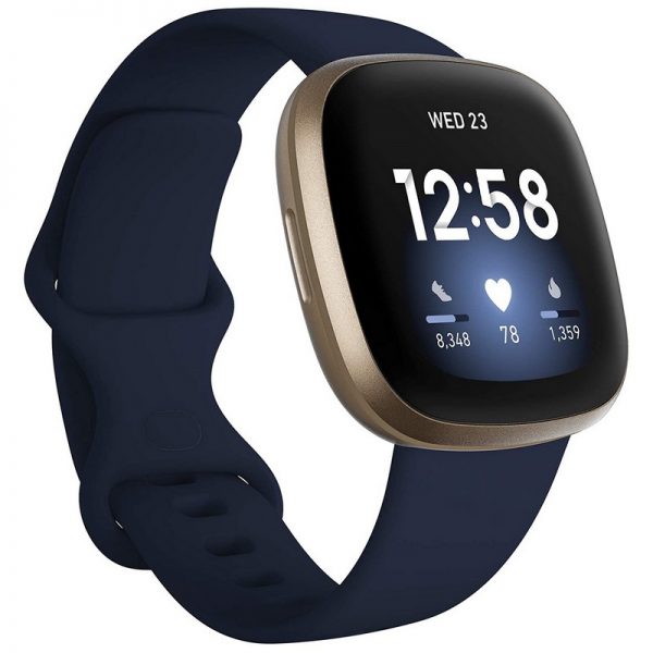 Fitbit Versa 3 Fitness Smart Watch – Midnight Blue