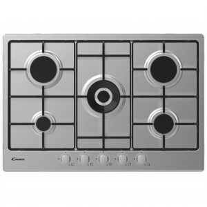 Candy 5 Zone Gas Hob – Stainless Steel Candy 5 Zone Gas Hob – Stainless Steel