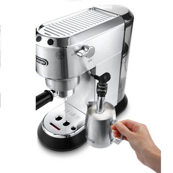 DeLonghi Dedica Style Barista Pump Coffee Maker EC685.M Silver