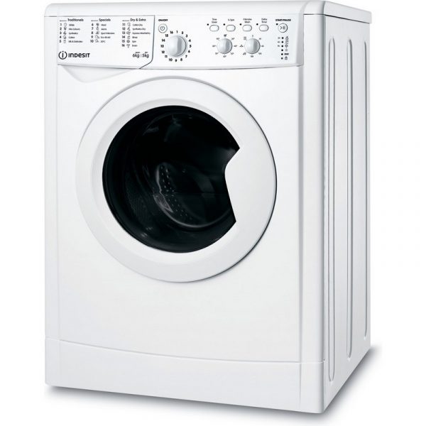 Indesit Washer Dryer 6KG 1200 Spin Washer Dryer IWDC65125UKN