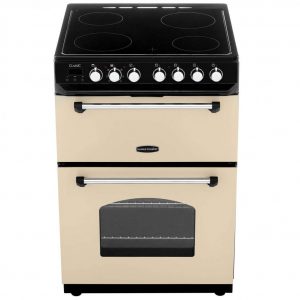 Rangemaster 60CM Double Cavity Cooker with Ceramic Hob – Cream Rangemaster 60CM Double Cavity Cooker with Ceramic Hob – Cream
