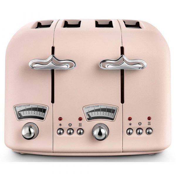 DeLonghi Argento Flora Toaster Pink CT04.PK
