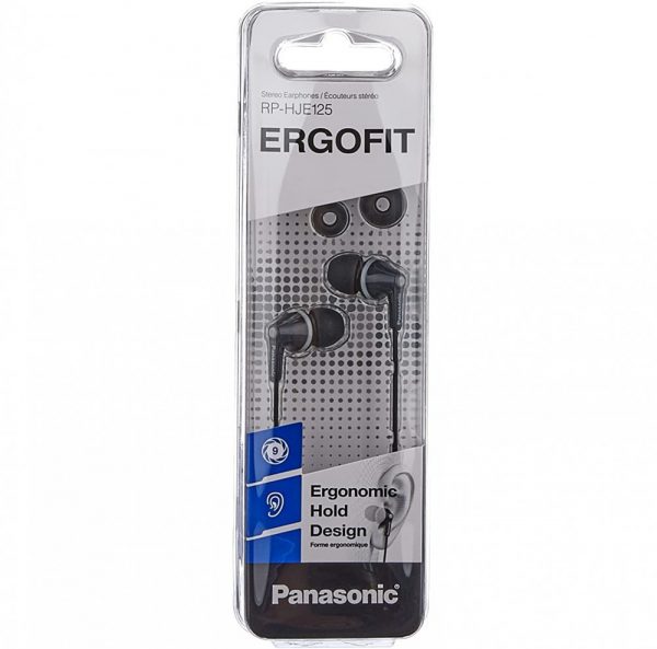 Panasonic Ergofit In Ear Earphones Black