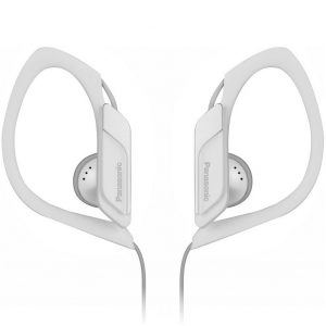Panasonic Sports Clip Water Resistant Earbuds White