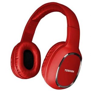 Toshiba Bluetooth Headphones Red