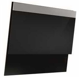 NordMende 55cm Vertical Hood Black Glass & Stainless Steel