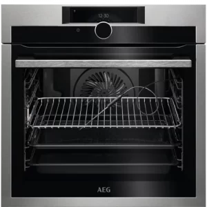 AEG Assisted Cooking Single Oven Stainless Steel | BPE948730M