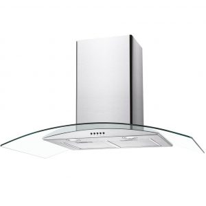 Candy 90CM Chimney Cooker Hood – Stainless Steel & Glass