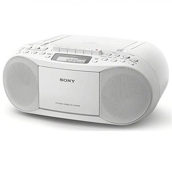 Sony Portable CD & Tape Player – White