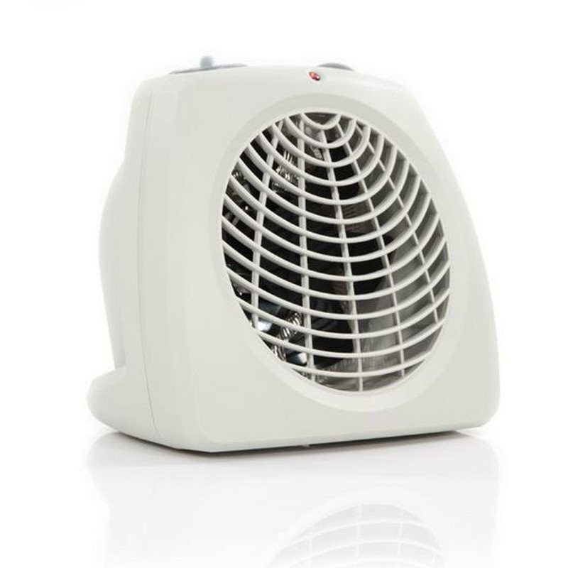 Dimplex DXUF30TN Upright Fan Heater Complete with Thermostat and Choice of Heat Settings 3000 W White/Light Grey 
