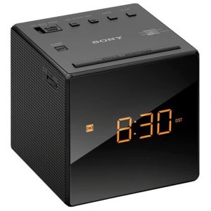 Sony Cube Clock Radio | Black | ICFC1BCEK
