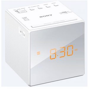 Sony Cube Clock Radio | White | ICFC1WCEK