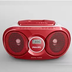 Philips CD Soundmachine | Red | AZ215R/05