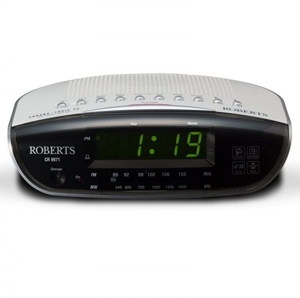 Roberts Chronologic VI Alarm Clock Radio | White | CR9971WH