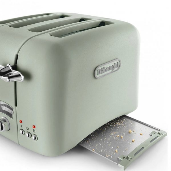 DeLonghi Argento Flora Toaster Green | CT04GR