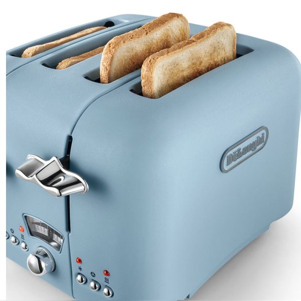 DeLonghi Argento Flora Toaster Blue | CT04AZ