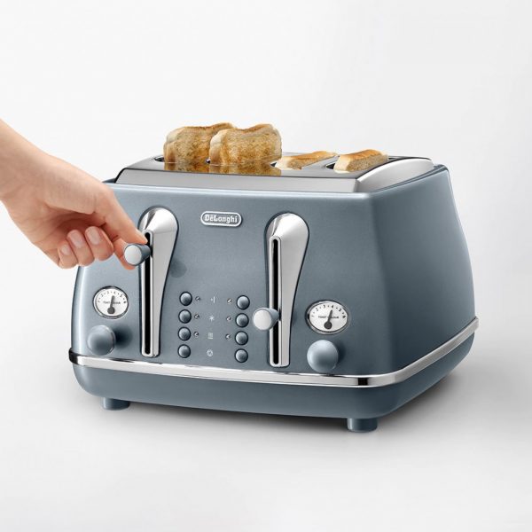 DeLonghi Icona Toaster Metallic Blue | CTOT4003AZ
