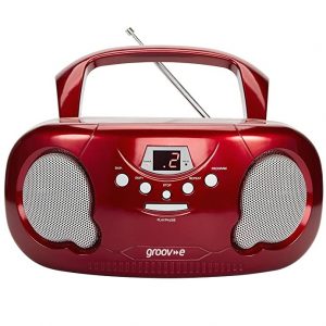 Groov-e Portable CD & Radio | Red