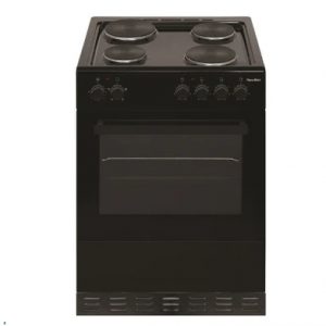 PowerPoint 60CM Solid Hob Cooker | Black | P06E1S1BL PowerPoint 60CM Solid Hob Cooker | Black | P06E1S1BL