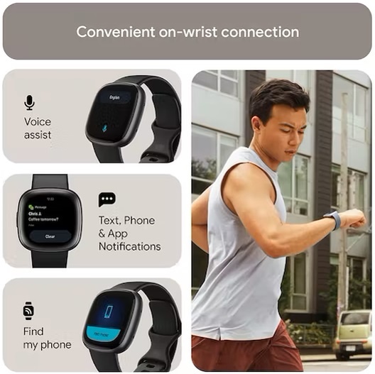 Fitbit Versa 4 | Graphite Black | FB523BKBK