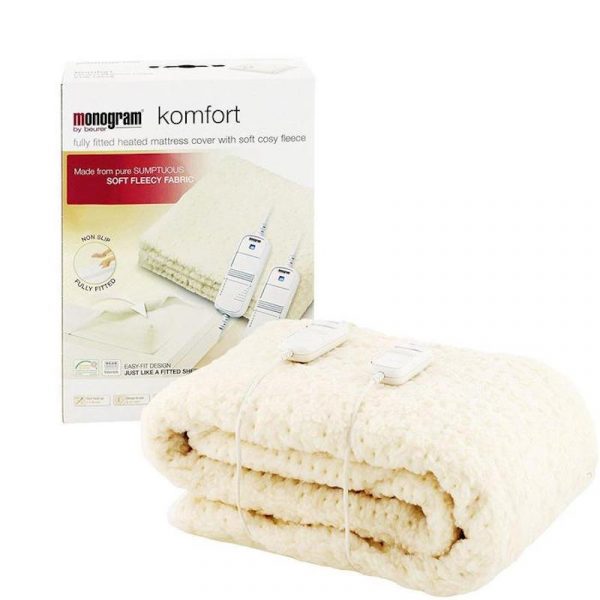Monogram Komfort King Heated Blanket | Dual Control | 379.63