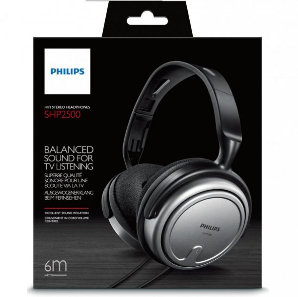 Philips 6Mtr On-Ear TV & HiFi Headphones | SHP2500/10