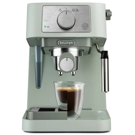DeLonghi Stilosa Manual Pump Espresso Coffee Machine | Green | EC260GR