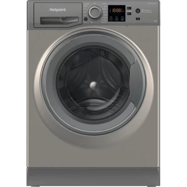 Hotpoint 9Kg 1400 Spin Washing Machine | Graphite | NSWM945CGGUKM