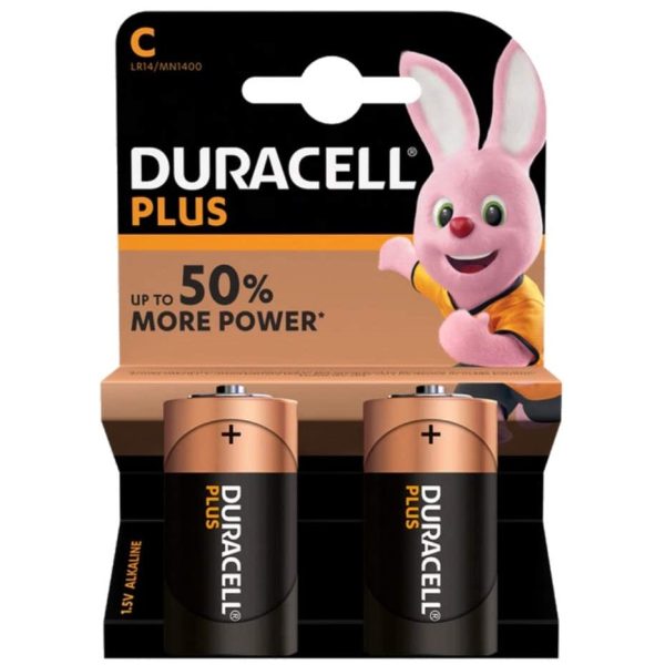 Duracell Batteries | C Size | LR14 | 2Pk