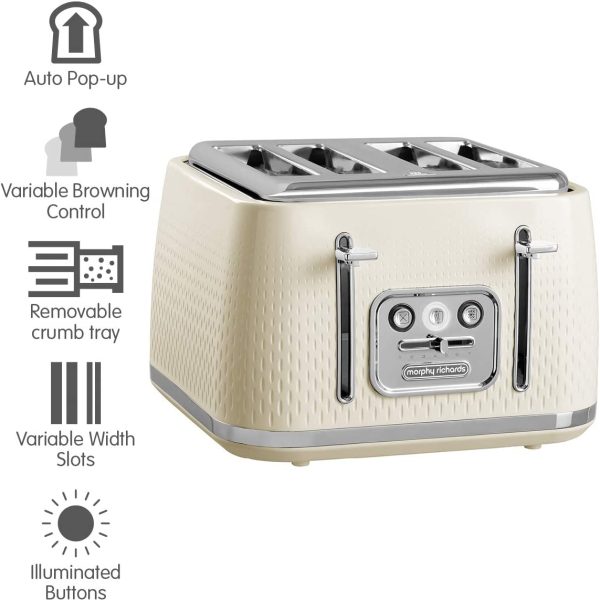 Morphy Richards Verve Toaster | Cream | 243011