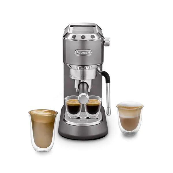 DeLonghi Dedica Arte Coffee Maker | Milk Frother | Grey | EC885.GY