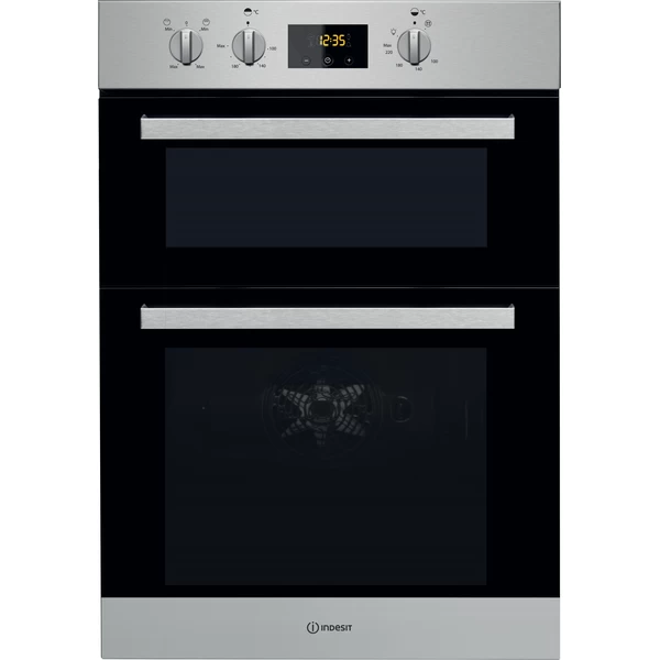Indesit Built-in Double Oven | Stainless Steel | IDD6340IX