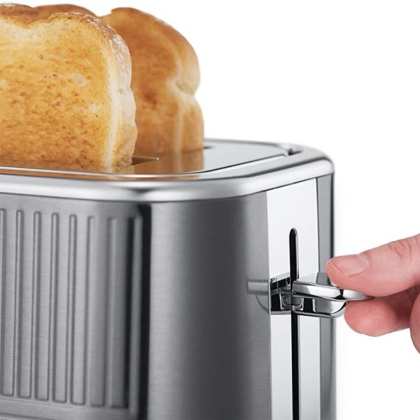 Russell Hobbs Geo Steel Toaster | 2 Slice | 25250