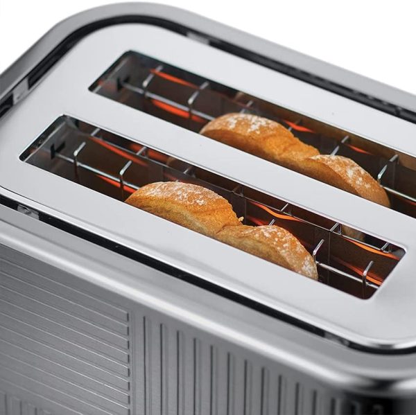 Russell Hobbs Geo Steel Toaster | 2 Slice | 25250