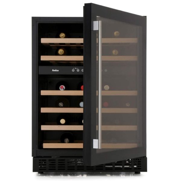 Amica 60cm Wine Cooler | Black | AWC600BL
