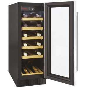 Baumatic Stylish Wine Cooler | Black & Stainless Steel | BWC305SS/3