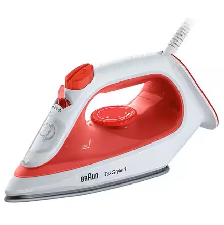 Braun TexStyle Steam Iron | TexStyle 1 | Red | SI1009RD