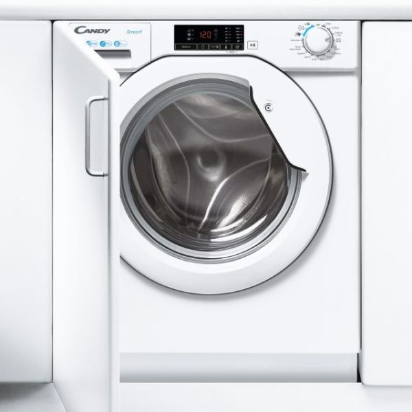 Candy 8KG Integrated Washing Machine | 1400 Spin | CBW48D1W4-80